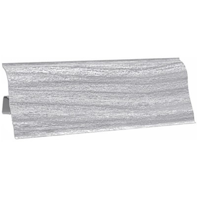 Плинтус ПВХ Ecoline-106 ясень серый, 2,5 м Плинтус ПВХ Ecoline-106 ясень серый, 2,5 м