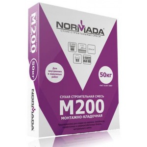 Монтажно-кладочная смесь М-200 Normada (Нормада), 50 кг
