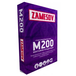 Монтажно-кладочная смесь М-200 Zamesov (Замесов), 50 кг