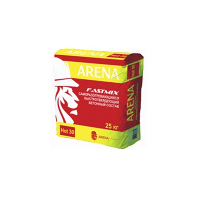 Бетонный состав ARENA FastMix Hot30 45 МПа саморазогревающийся, 25 кг Бетонный состав ARENA FastMix Hot30 45 МПа саморазогревающийся, 25 кг