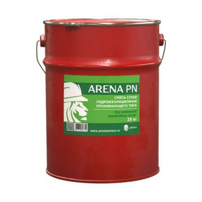 Гидроизоляция ARENA InMix PN проникающая, 25 кг Гидроизоляция ARENA InMix PN проникающая, 25 кг