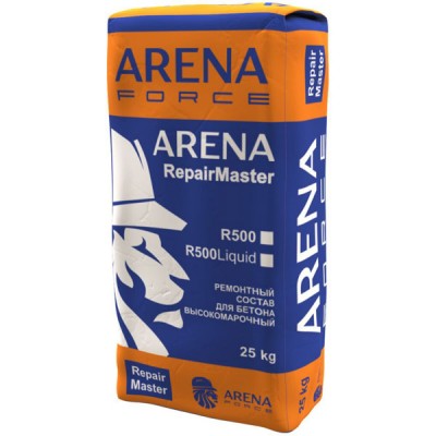 Ремонтный состав ARENA RepairMaster R500+ Plus тиксотропный, 25 кг Ремонтный состав ARENA RepairMaster R500+ Plus тиксотропный, 25 кг