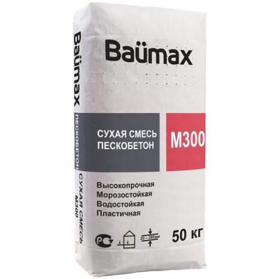 Пескобетон М300 Baumax, 40 кг Пескобетон М300 Baumax, 40 кг