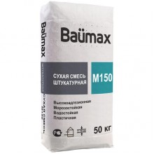 Сухая штукатурная смесь М150 Baumax, 50 кг Сухая штукатурная смесь М150 Baumax, 50 кг