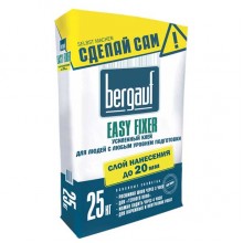 Клей для плитки BERGAUF EASY FIXER, 25 кг Клей для плитки BERGAUF EASY FIXER, 25 кг