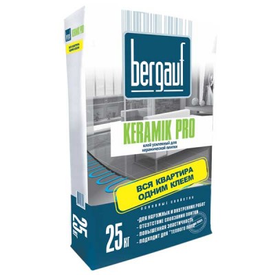 BERGAUF KERAMIK PRO клей для плитки, 25 кг BERGAUF KERAMIK PRO клей для плитки, 25 кг
