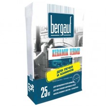 Термостойкий клей для плитки BERGAUF KERAMIK TERMO, 25 кг Термостойкий клей для плитки BERGAUF KERAMIK TERMO, 25 кг