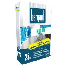 Белый клей для камня и мозаики BERGAUF MOSAIK, 25 кг Белый клей для камня и мозаики BERGAUF MOSAIK, 25 кг