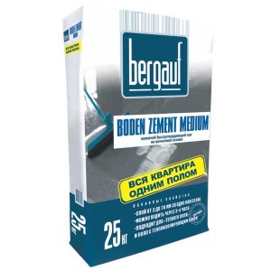 BERGAUF BODEN ZEMENT MEDIUM наливной пол, 25 кг