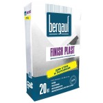 Финишная белая фасадная шпаклевка Bergauf UNI FINISH, 20 кг