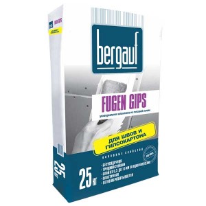 Bergauf FUGEN GIPS шпаклевка универсальная, 25 кг