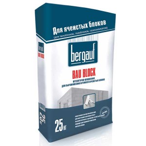 Bergauf BAU BLOCK штукатурка тонкослойная фасадная 