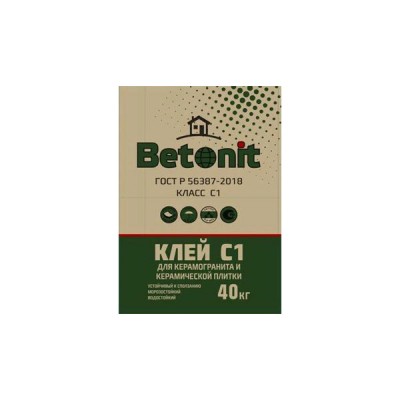Клей плиточный Betonit С1 T, 40 кг Клей плиточный Betonit С1 T, 40 кг