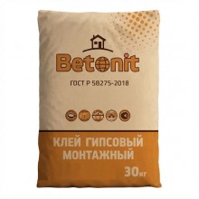 Клей монтажный для ПГП и ГКЛ Betonit, 30 кг Клей монтажный для ПГП и ГКЛ Betonit, 30 кг