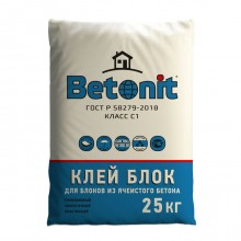 Клей для блоков Betonit Блок, 25 кг Клей для блоков Betonit Блок, 25 кг