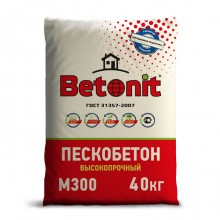 Пескобетон М-300 Betonit, 40 кг Пескобетон М-300 Betonit, 40 кг