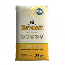 Штукатурка цементная Betonit, 25 кг Штукатурка цементная Betonit, 25 кг