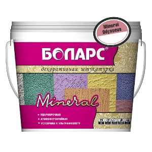 Декоративная штукатурка готовая Боларс MINERAL ODYSSEUS (шуба), 25 кг