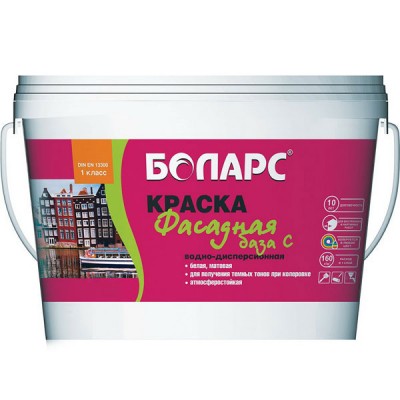 Краска фасадная Боларс База С, 21 кг Краска фасадная Боларс База С, 21 кг
