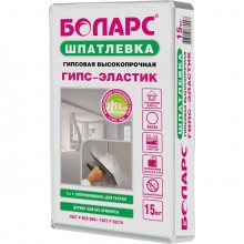Шпатлевка гипсовая БОЛАРС ГИПС ЭЛАСТИК, 15 кг Шпатлевка гипсовая БОЛАРС ГИПС ЭЛАСТИК, 15 кг