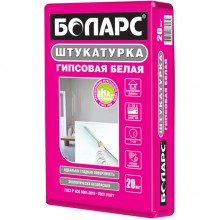Штукатурка гипсовая белая БОЛАРС, 20 кг