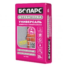 Штукатурка цементная Боларс Универсаль (серая), 25 кг Штукатурка цементная Боларс Универсаль (серая), 25 кг