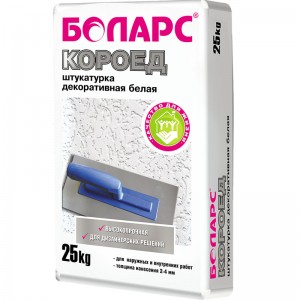 Штукатурка декоративная Боларс Короед , 25 кг