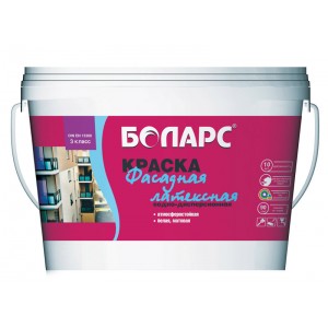 Краска Боларс латексная фасадная, 40 кг