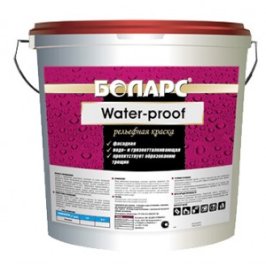 Краска Боларс Water-Proof фасадная водоотталкивающая, 45 кг