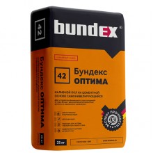 Наливной пол Bundex Оптима, 25 кг Наливной пол Bundex Оптима, 25 кг