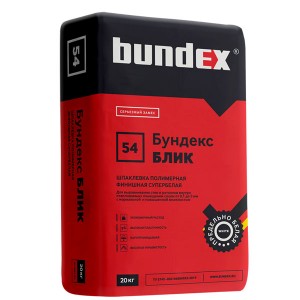 Шпатлевка полимерная Bundex Блик финишная, 20 кг