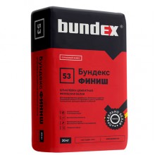 Шпатлевка цементная Bundex Финиш, 20 кг