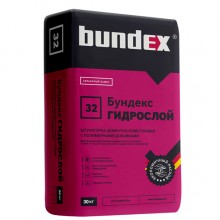 Штукатурка цементно-известковая Bundex Гидрослой, 30 кг Штукатурка цементно-известковая Bundex Гидрослой, 30 кг