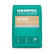 Клей для плитки ЦЕМРОС ЦС-102 С1Т, 25 кг