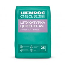 Штукатурка цементная ЦЕМРОС ЦС-101 универсальная, 25 кг Штукатурка цементная ЦЕМРОС ЦС-101 универсальная, 25 кг