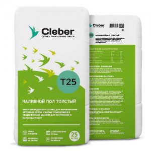  Cleber T25 -  толстый наливной пол
