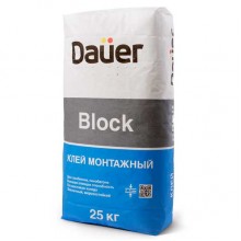 Клей для блоков Dauer BLOCK, 25 (40) кг