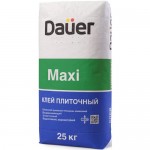 Толстослойный клей для керамогранита и плитки DAUER MAXI, 25 кг