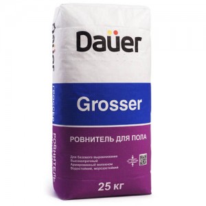 Dauer Grosser ровнитель для пола цементный, 25 кг