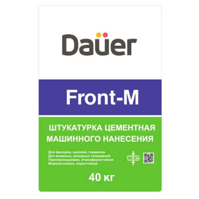 DAUER FASAD-M цементная штукатурка машинного нанесения, 40 кг DAUER FASAD-M цементная штукатурка машинного нанесения, 40 кг
