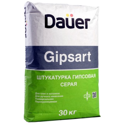 DAUER GIPSTART гипсовая штукатурка (серая), 30 кг DAUER GIPSTART гипсовая штукатурка (серая), 30 кг