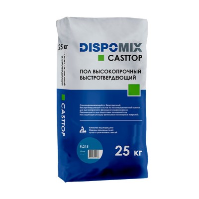 Наливной пол DISPOMIX Casttop FL215 (голубой) полимерцементный, 25 кг