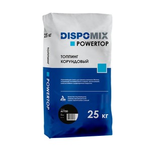 Топпинг для пола Dispomix Powertop AF700 корундовый (черный), 25 кг