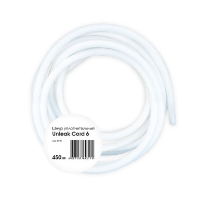 Шнур уплотнительный Dispomix Unleak Cord 6, 450 м Шнур уплотнительный Dispomix Unleak Cord 6, 450 м