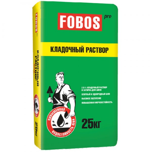 Клей для пеноблоков FOBOS Pro - цена, расход, дешевый клея, полный ...