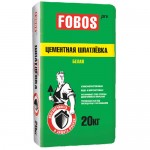 Шпатлевка фасадная белая цементная FOBOS Pro