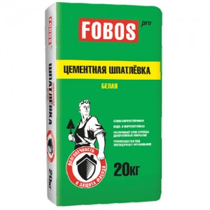 Fobos Pro - фасадная белая шпатлевка