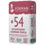 Штукатурно-клеевая смесь для утеплителя Forman №54