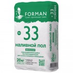 Влагостойкий финишный наливной пол FORMAN №33