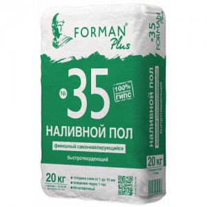 Супер-финишный наливной пол Forman 35